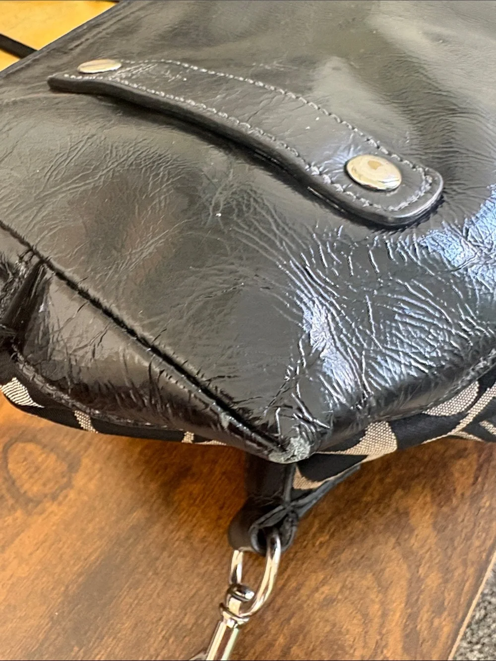 COACH Signature Ashley Satchel Bag